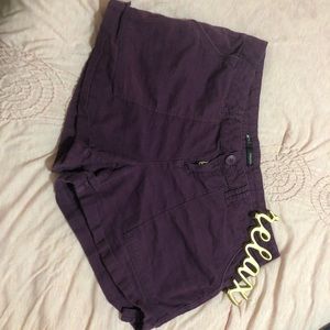 4/25 sale Maurice's Purple relaxed fit shorts